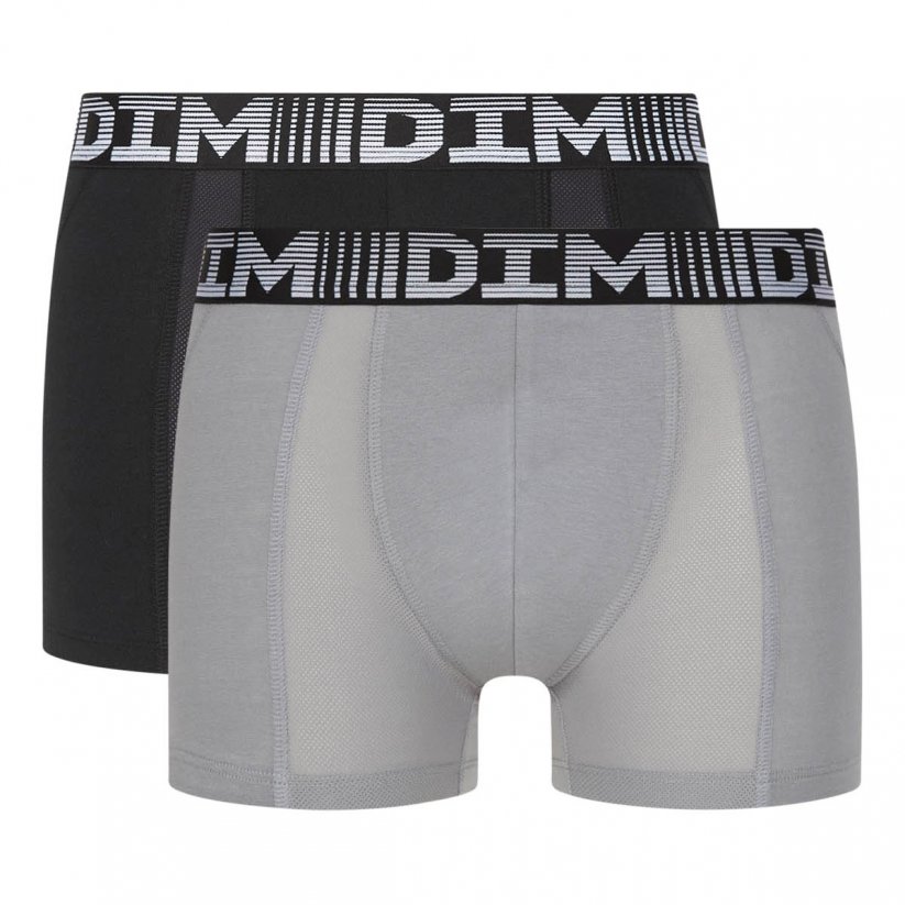 Pánske boxerky DIM COTTON 3D FLEX AIR - balenie 2 ks
