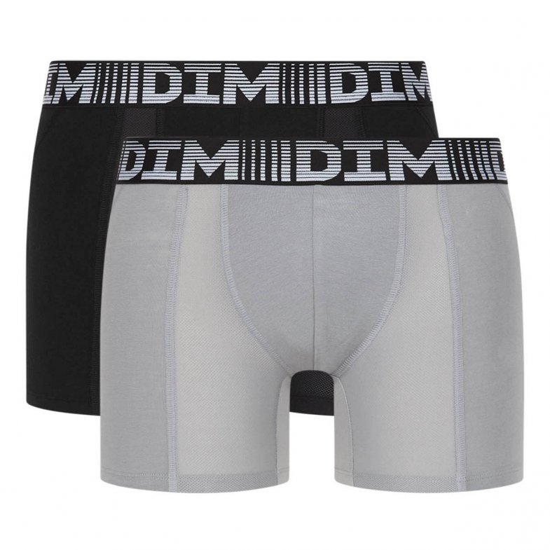 Pánské sportovní boxerky DIM 3D FLEX AIR - balení 2 ks