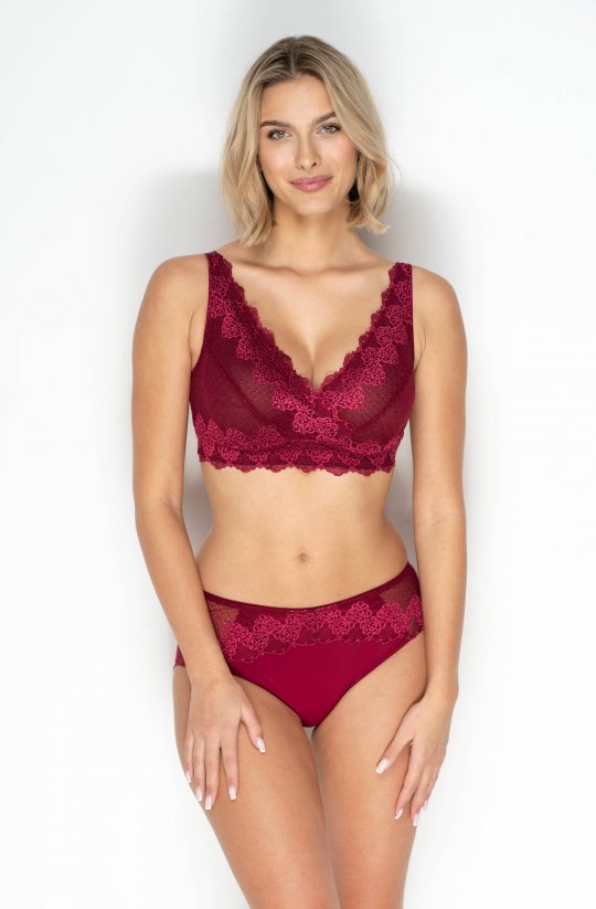 Celokrajková nevystužená podprsenka Bralette Syrah