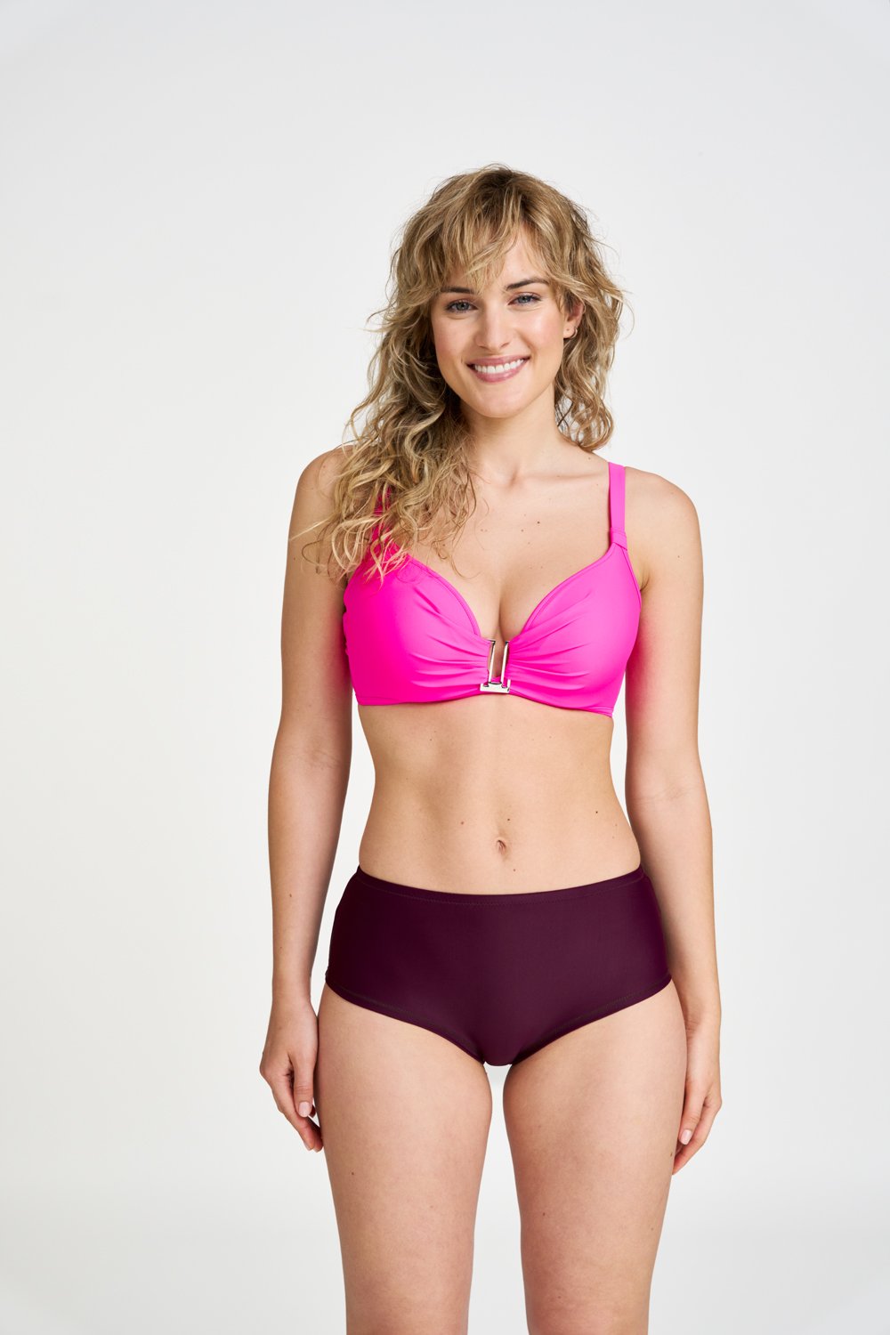 Dvojdielne plavky BeautyBra s ozdobnou sponou