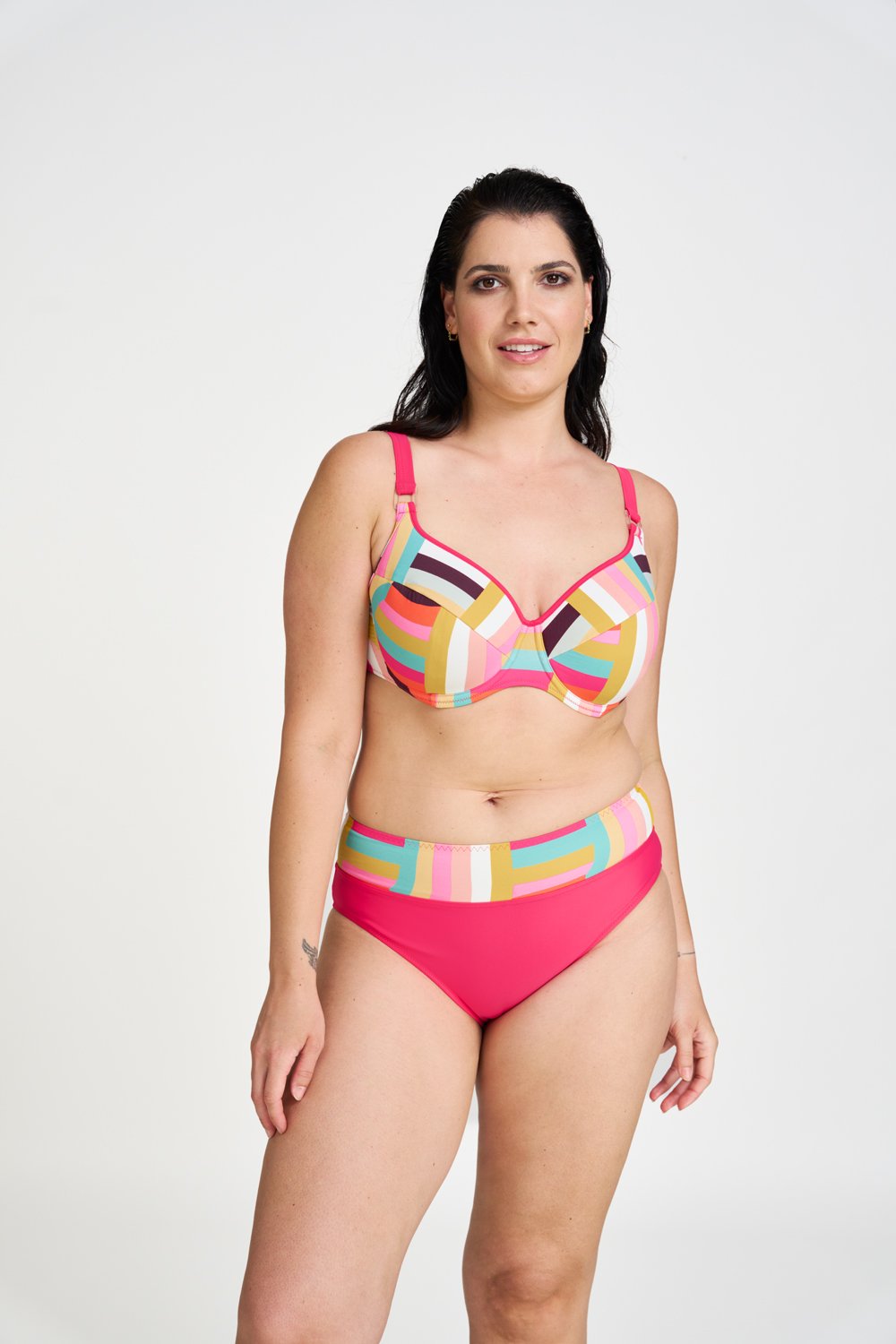 Dvojdielne plavky so šitou podprsenkou