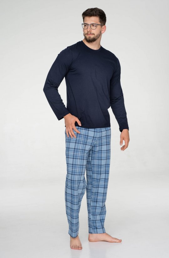 Bavlněné pánské pyžamo Mens Cubes