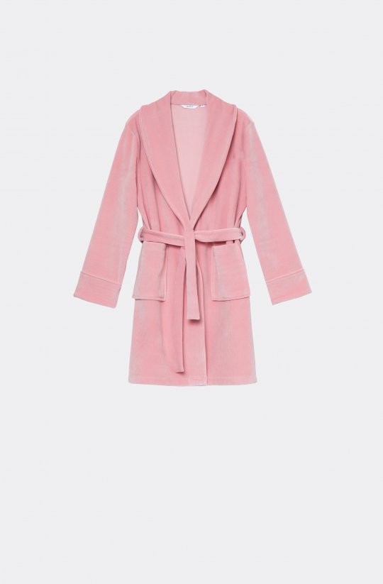 Žebrovaný dámský župan Vea