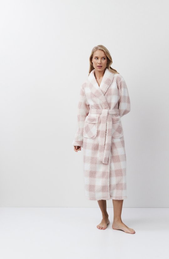 Plyšový kockovaný župan Laurenna