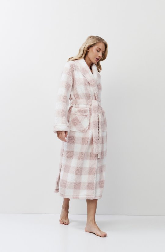 Plyšový kockovaný župan Laurenna