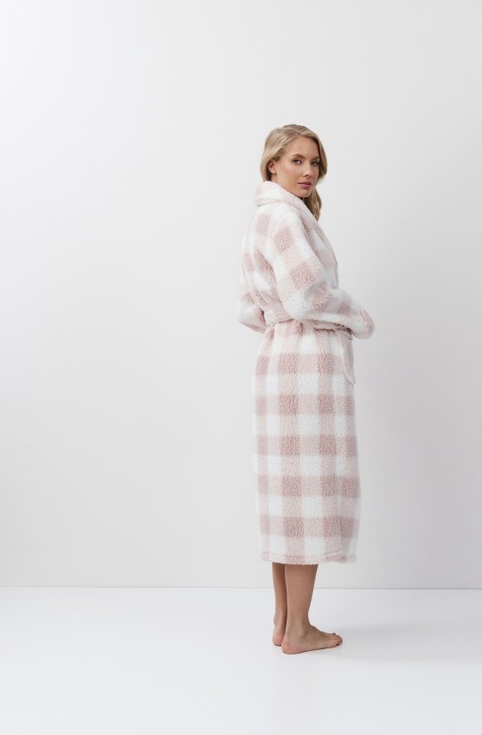 Plyšový kockovaný župan Laurenna