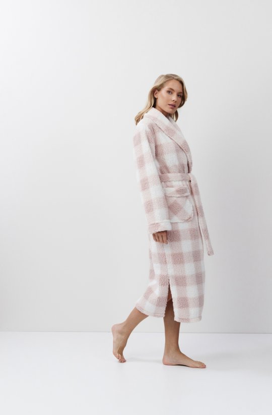 Plyšový kockovaný župan Laurenna