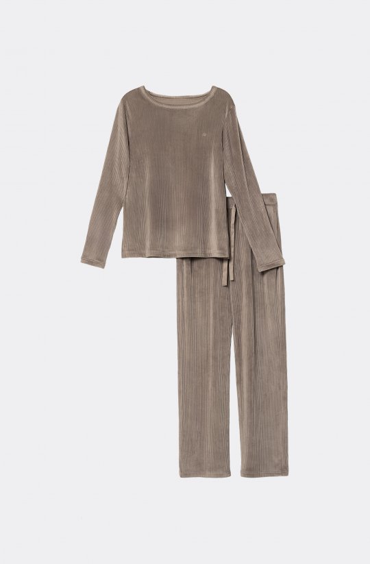 Pohodlná rebrovaná domáca súprava Capucine