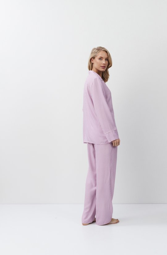 Prúžkované pyžamo Margareth pánskeho strihu