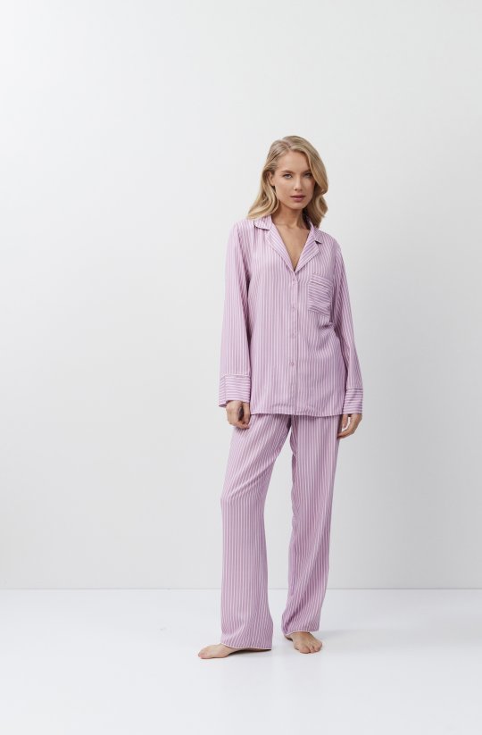 Prúžkované pyžamo Margareth pánskeho strihu