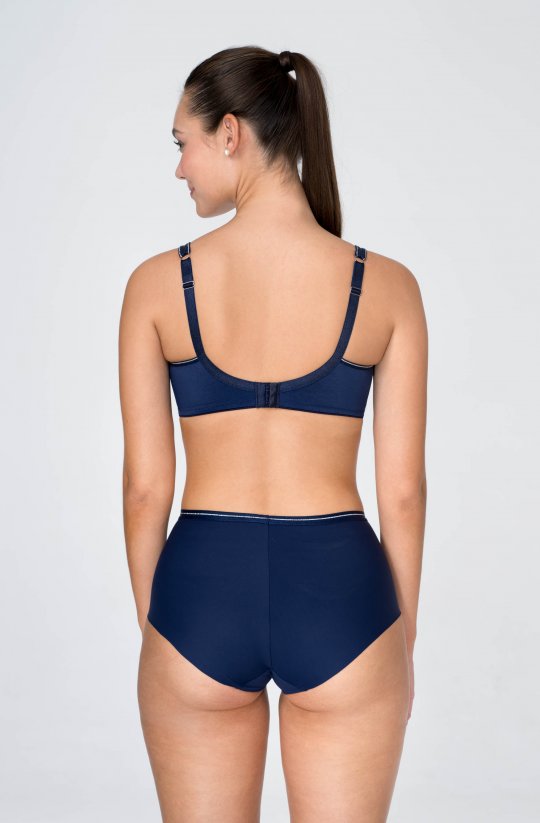 Nevyztužená bezešvá podprsenka s kosticí Silver Line