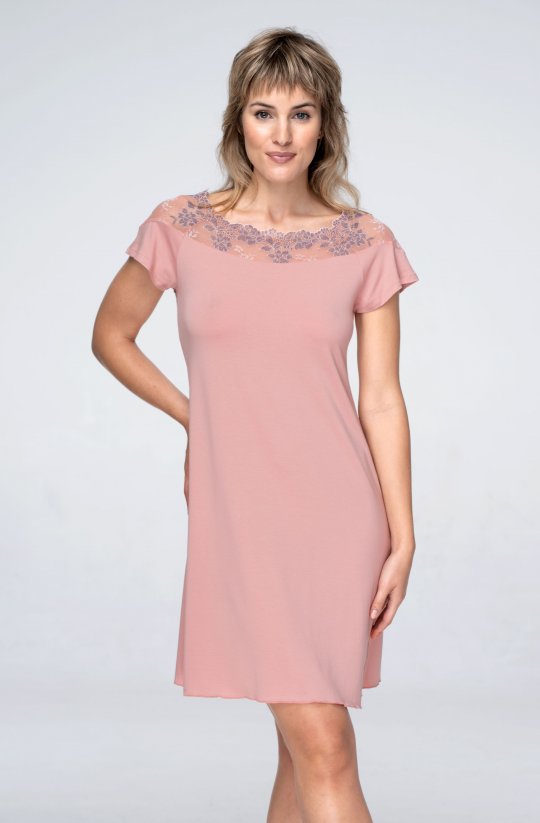 Noční košilka Dolce s lodičkovým výstřihem