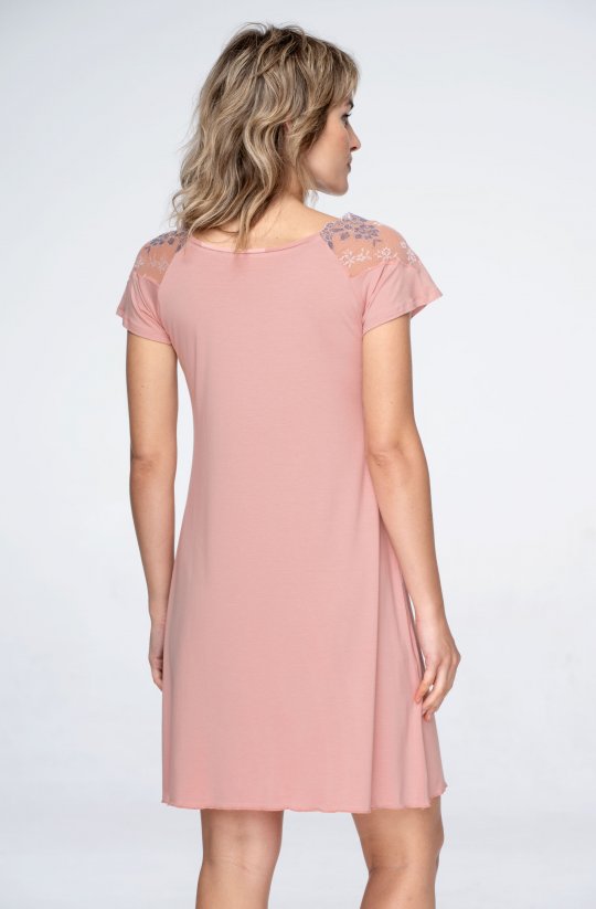 Noční košilka Dolce s lodičkovým výstřihem