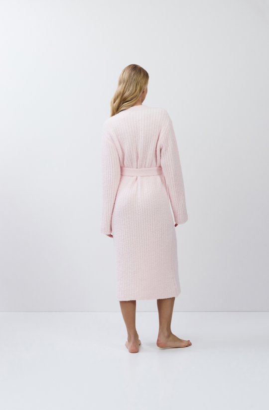 Plyšový pruhovaný župan Jessica