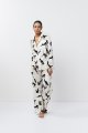 Dámské bavlněné pyžamo Nyra s potiskem