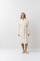 Vzorovaný smotanový župan Kristen
