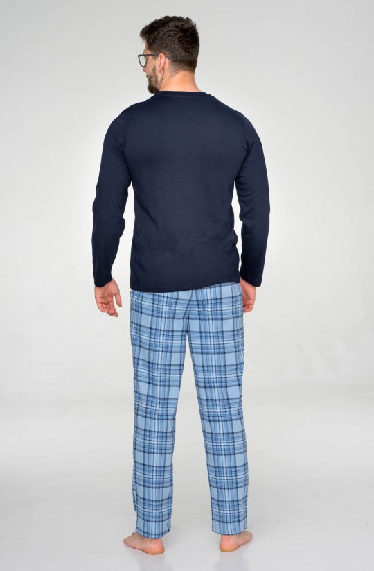 Bavlněné pánské pyžamo Mens Cubes