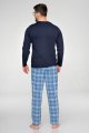 Bavlněné pánské pyžamo Mens Cubes
