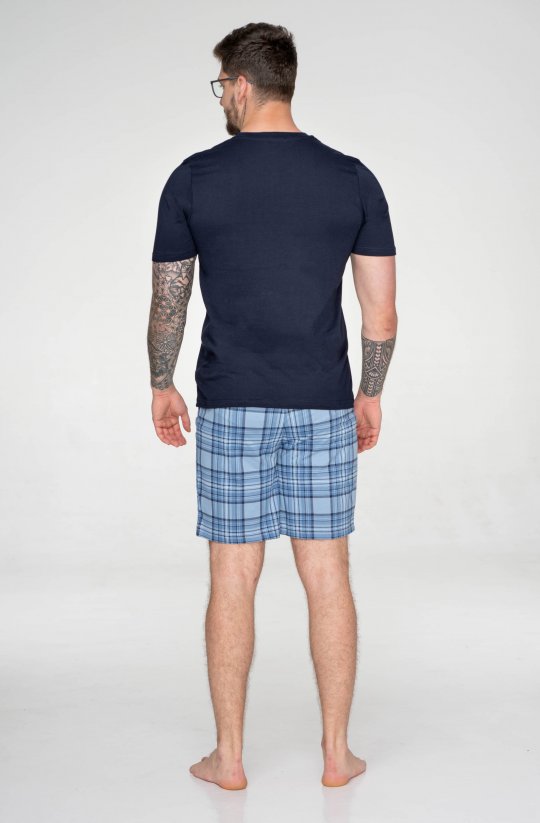 Bavlněné pánské pyžamo Mens Cubes