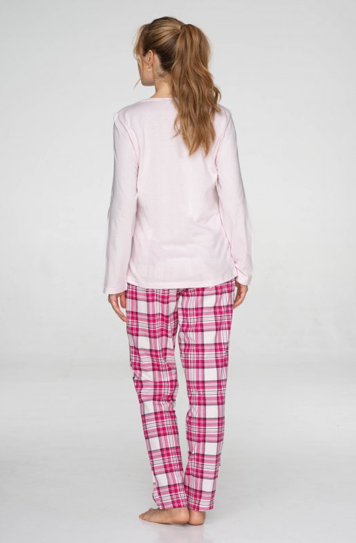 Dámské bavlněné pyžamo Pink Cubes