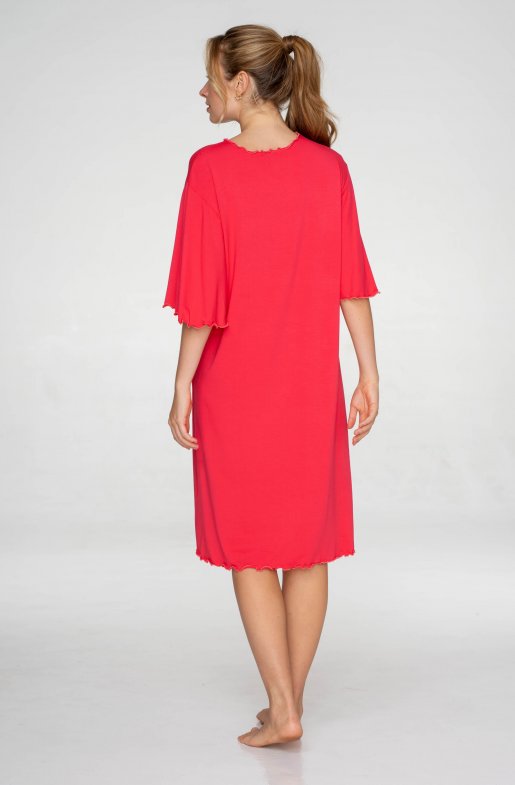 Vzdušná noční košile s netopýřími rukávy Corals