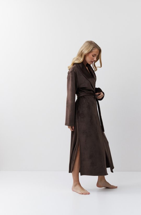 Dlhý župan s bočnými rázporkami Milene