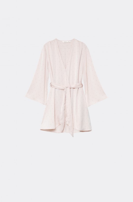 Dámsky župan Gwen s jemnými bodkami