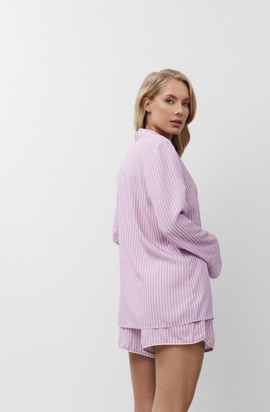 Prúžkované pyžamo Margareth s kraťasmi