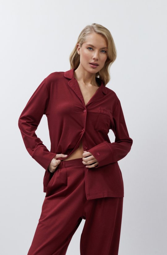 Dámske bavlnené pyžamo Cadance s prímesou modalu