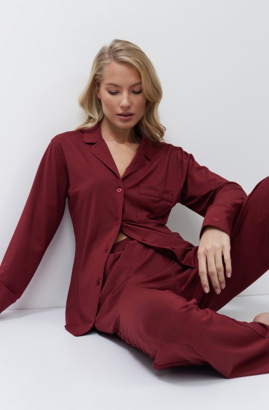 Dámske bavlnené pyžamo Cadance s prímesou modalu