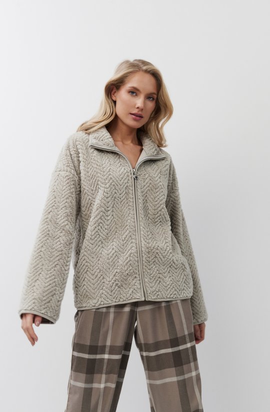 Zateplená mikina Ela so zimným vzorom