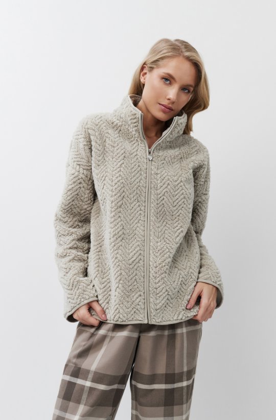 Zateplená mikina Ela so zimným vzorom