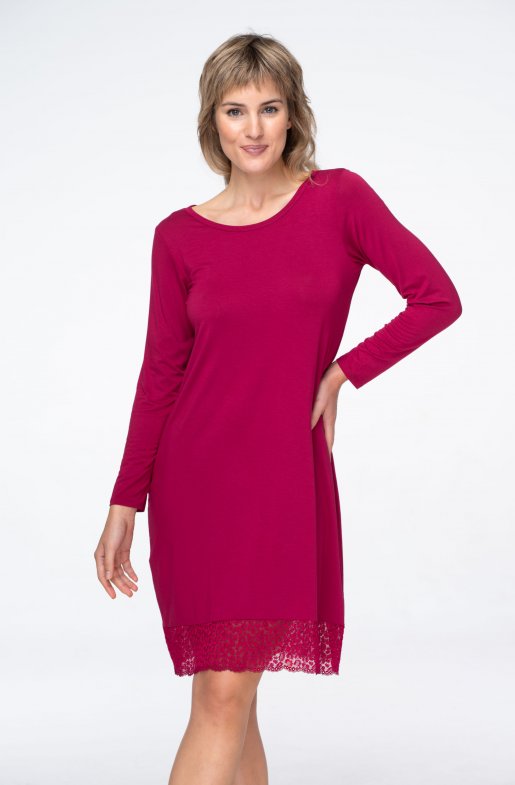 Nočná košeľa Passion s okrúhlym výstrihom