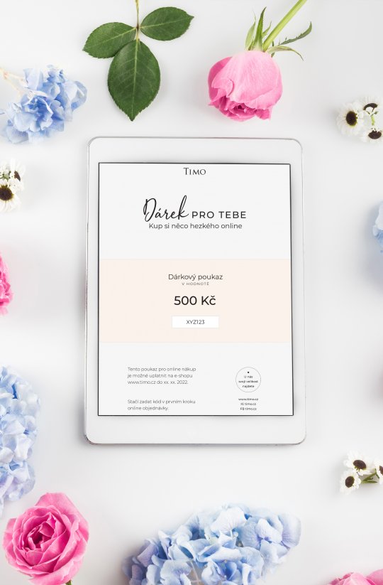 Elektronický darčekový poukaz pre nákup na e-shope