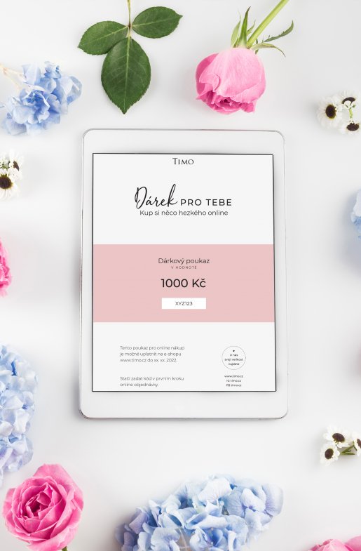 Elektronický dárkový poukaz pro nákup na e-shopu