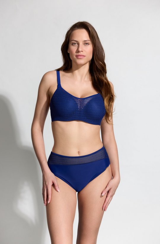 Samostatné plavkové kalhotky s vysokým pasem