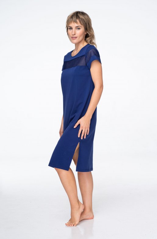 Šaty se síťovanými detaily