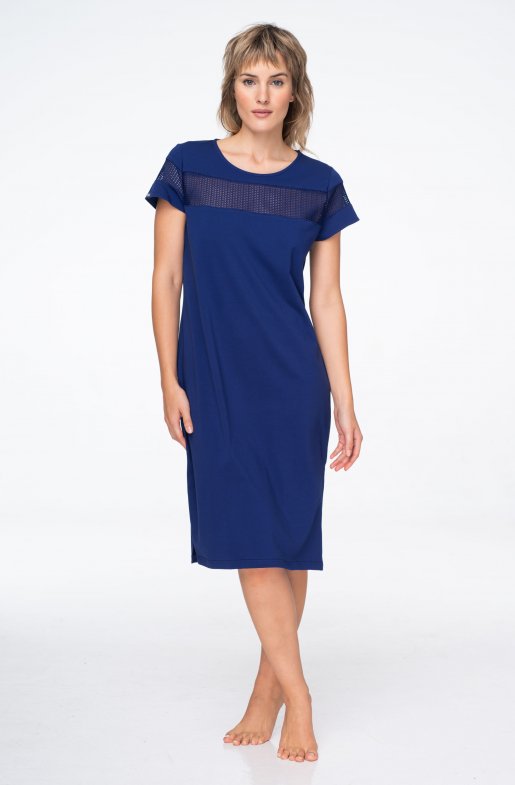 Šaty se síťovanými detaily