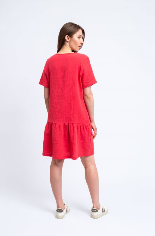 Mušelínové šaty s kapsami Airy