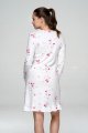 Bavlnená nočná košeľa Cherry Blossom s volánom